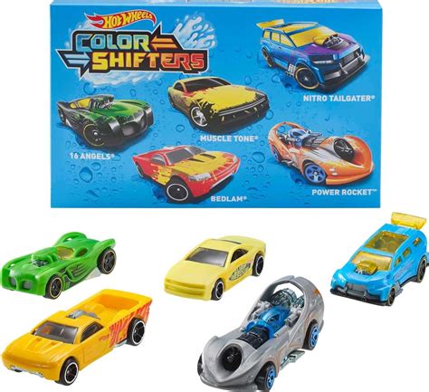 Hot Wheels Color Shifters 5 pak zabawkowych pojazdów zmieniających