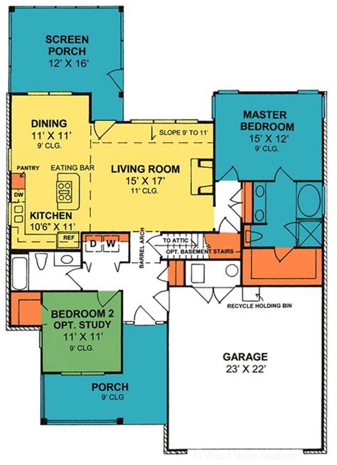 2 Bed 2 Bath House Plans - Designing Living Spaces For Maximum Comfort ...