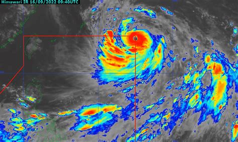 Typhoon Nanmadol Enters Par Now Called ‘josie