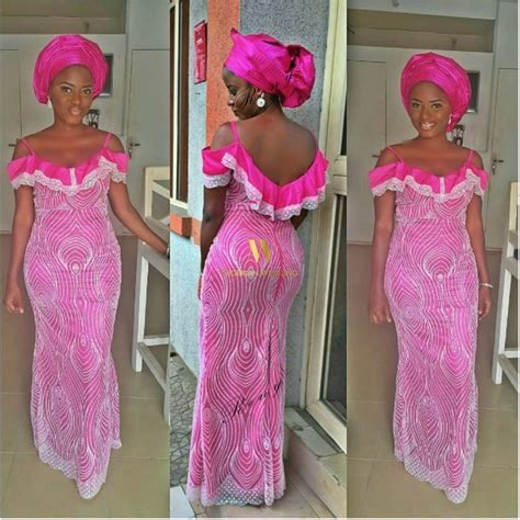 Latest Pink Aso Ebi Styles Reny Styles