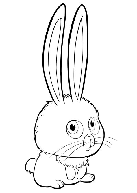 Coloring Pages Of Cute Baby Bunnies At Free