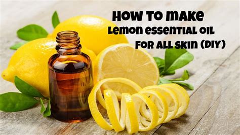 How To Make Lemon Essential Oil - Lemon essential oil is a completely ...