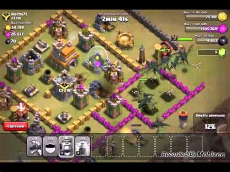 Clash Of Clans Attaque En Gdc Youtube