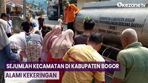 Sejumlah Kecamatan Di Kabupaten Bogor Alami Kekeringan Termasuk