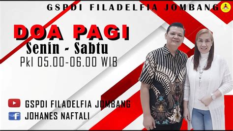 Doa Pagi Senin Agustus Pdt Johanes Naftali Melampaui Ambang