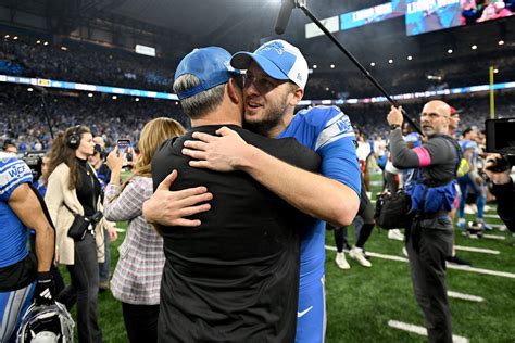 Dan Campbell Jared Goff Reward Lions Fans With Trip To NFC Championship