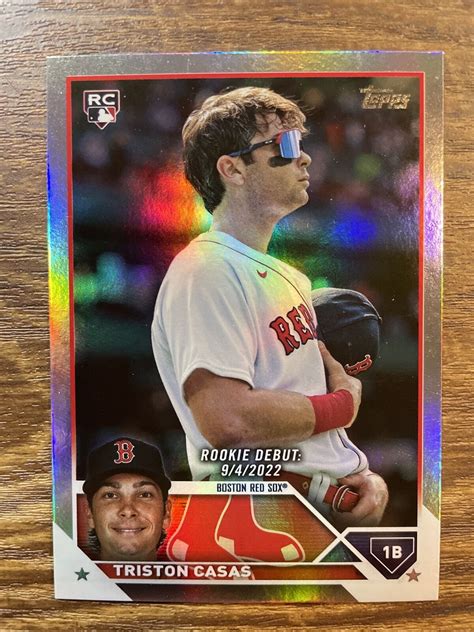 Topps Update Triston Casa Rookie Debut Rainbow Foil Us Ebay