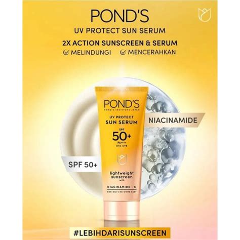 Jual Ponds Uv Protect Sun Serum Spf Pa Shopee Indonesia