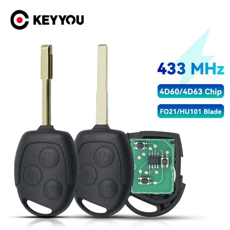 Keyyou Remote Car Key Mhz Id Id Chip For Ford Mondeo Focus