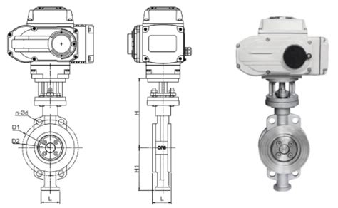 FLE Electric Hard Seal Butterfly Valve ROHS