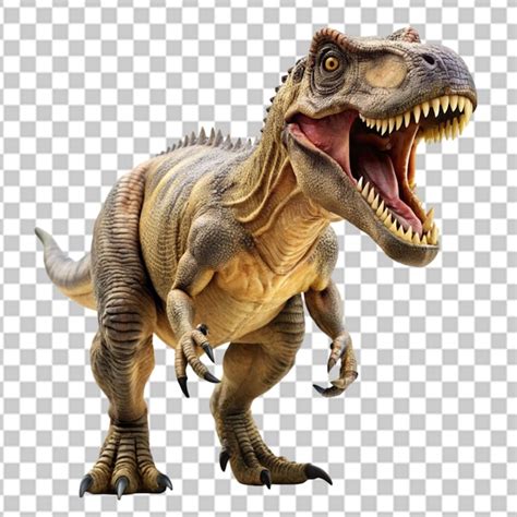 Dinossauro Isolado Em Fundo Transparente Png Psd Premium Gerado Ia