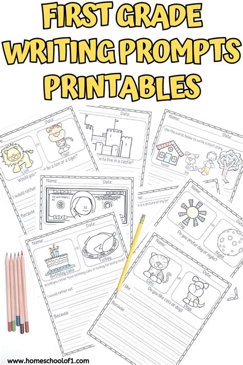 Writing Prompts For Third Grade Printables