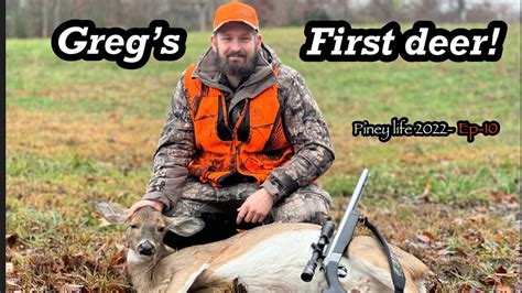 Gregs First Deer Muzzleloader 2022 Tennessee Deer Hunting Piney