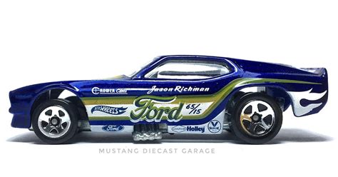 Hot Wheels 71 Mustang Funny Car Series 2014 HW City สนำเงน 1 64