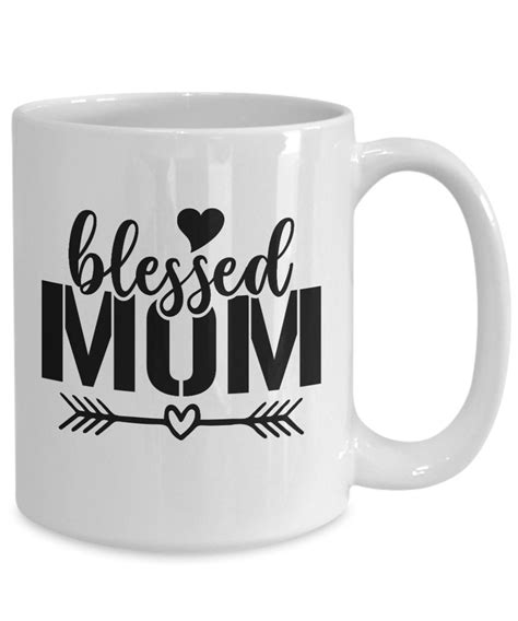 Mum Blessed Mug Mothers Day Coffee Mug For Mum Blessed Mum Birthday