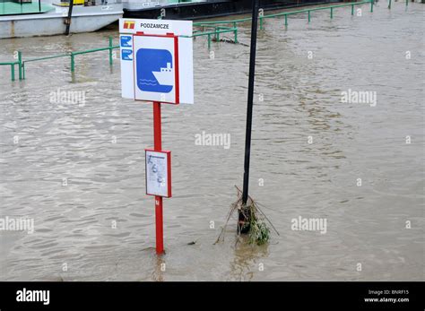 River In Central Europe Flooding