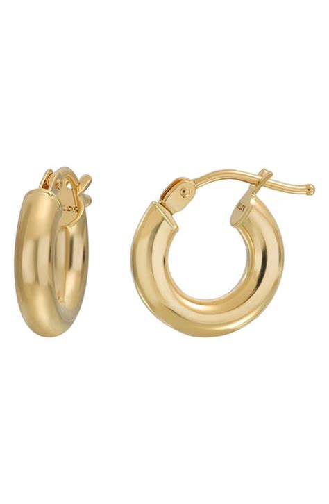 14k Gold Hoop Earrings Nordstrom