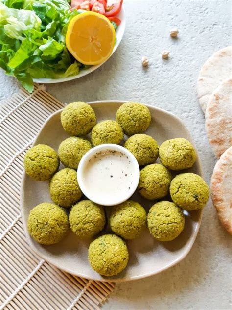 Authentic Vegan Falafel Baked Not Fried My Plantiful Cooking