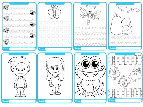 Tracing Pictures Worksheets | Teaching Resources 