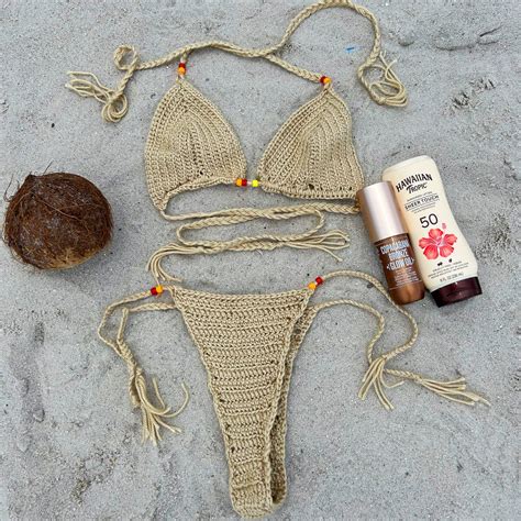 Handmade Crochet Bikini Etsy Uk