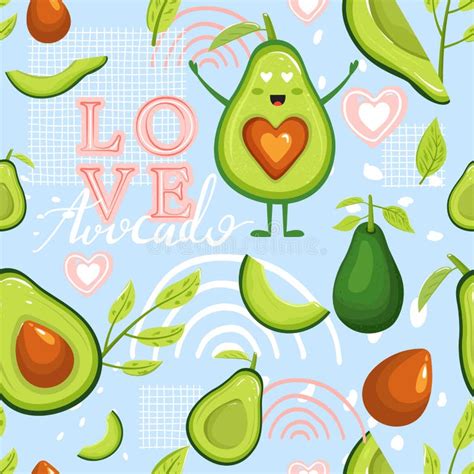 Cartoon Avocado Stock Illustrations 24423 Cartoon Avocado Stock