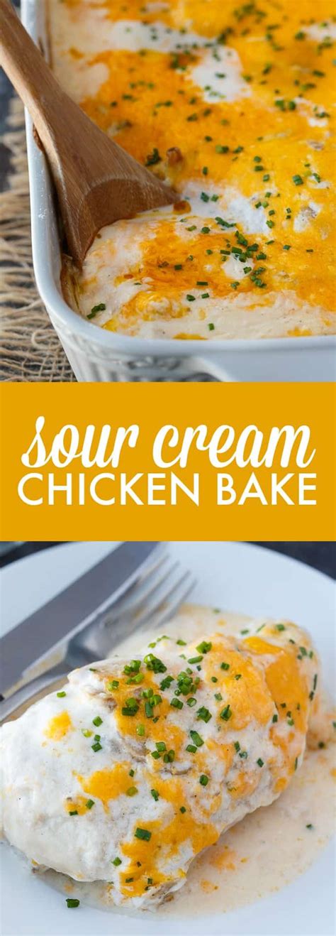 Sour Cream Chicken Bake Simply Stacie