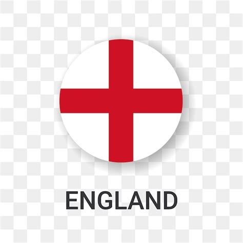 Premium Vector | Round flag of england vector icon illustration isolated