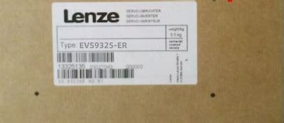 1PCS NEW Lenze EVS9325 ER Frequency Converter Fast Delivery Via DHL Or