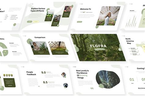 Flofra Powerpoint Template Presentation Templates Graphicriver