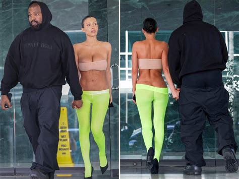 Kanye West Prances Around Again With Half Naked Wife Bianca Censori