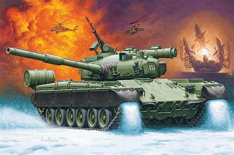 Ilustración del tanque verde figura Rusia Enzo Maio tanque de