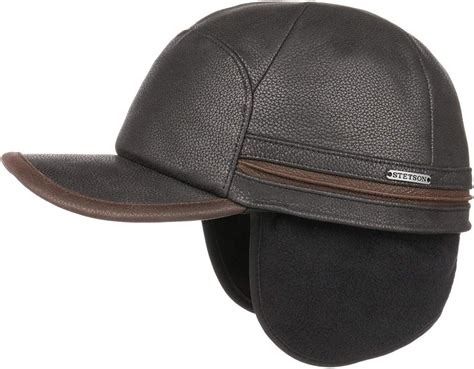 Stetson Casquette Byers En Cuir Homme Made In Germany Pour L Hiver