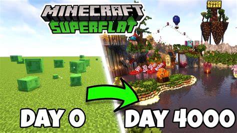 I Survived 4000 DAYS In Minecraft Superflat Survival FULL MOVIE YouTube