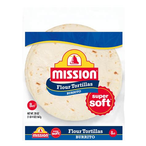 Mission Super Soft Flour Tortillas, Burrito Size - Shop Tortillas at H-E-B