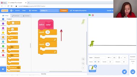 Programación para niños Scratch desde cero 2020 7 1 Crea el dinosaurio