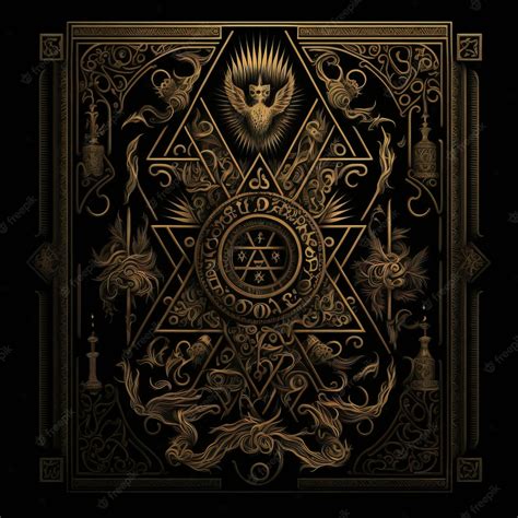 Tarot card representing the occult | Premium AI-generated image