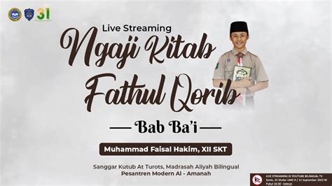 LIVE STREAMING NGAJI KITAB FATHUL QORIB I Muhammad Faisal Hakim I