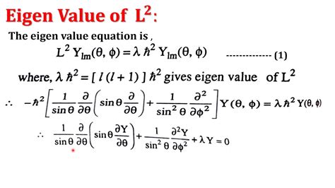 Eigen Values Of And Youtube