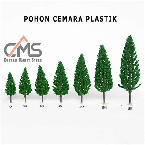 Jual Maket Pohon Cemara Plastik Miniatur Pohon Cemara Plastik Cm