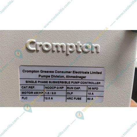 Crompton 2HP Digital Starter Control Panel For 3VO 4VO Series