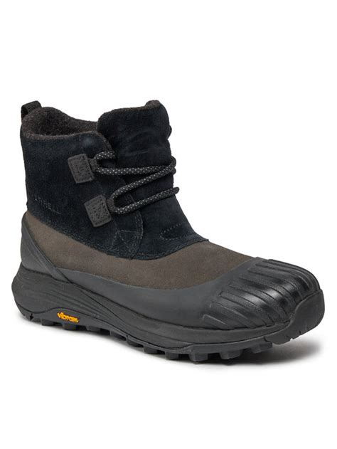 Merrell Bottes De Neige Siren 4 Thermo Demi Wp J036750 Noir Modivo Fr