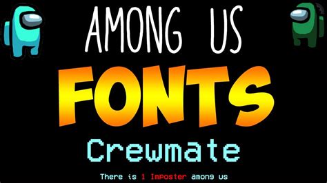 Among Us Font Meme