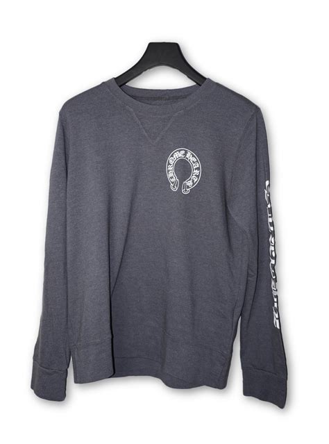 Chrome Hearts Chrome Hearts Grey Pullover Sweatshirts Grailed