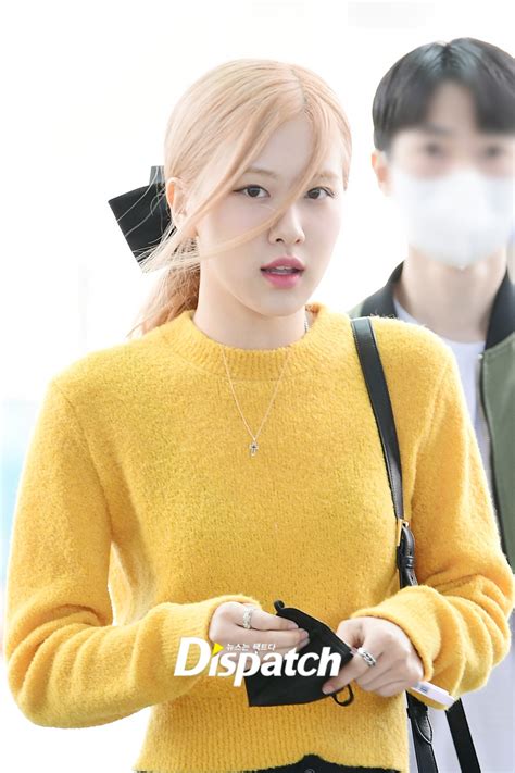 ROSÉ at Incheon Airport For Paris Fashion Week 2022