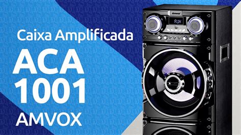 Caixa Amplificada Amvox Aca Pot Ncia W Rms M Veis Simonetti