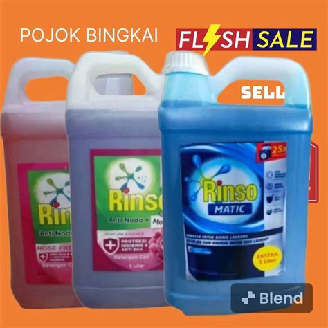 Jual Deterjen Cair Liter Detergen Loundry Sabun Cair Non Stiker