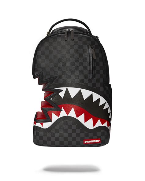 Shark Bite Sharks In Paris Gray Backpack Dlxv Sprayground®