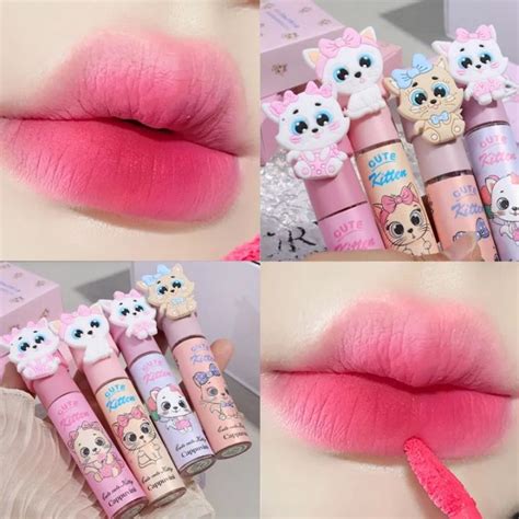 Nude Pink Liquid Lipstick Lip Mud Velvet Matte Lip Gloss Long Lasting Non Stick Cup Lip Tint