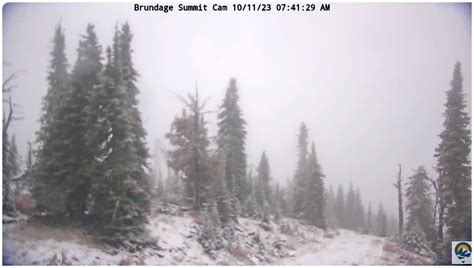 Brundage Reports First Summit Snowfall of 2023-24 Winter Season ...