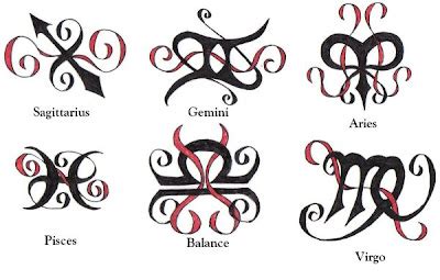 Infinity Tattoos - Free Tattoo Designs of Zodiac Signs and Other Tattoo ...